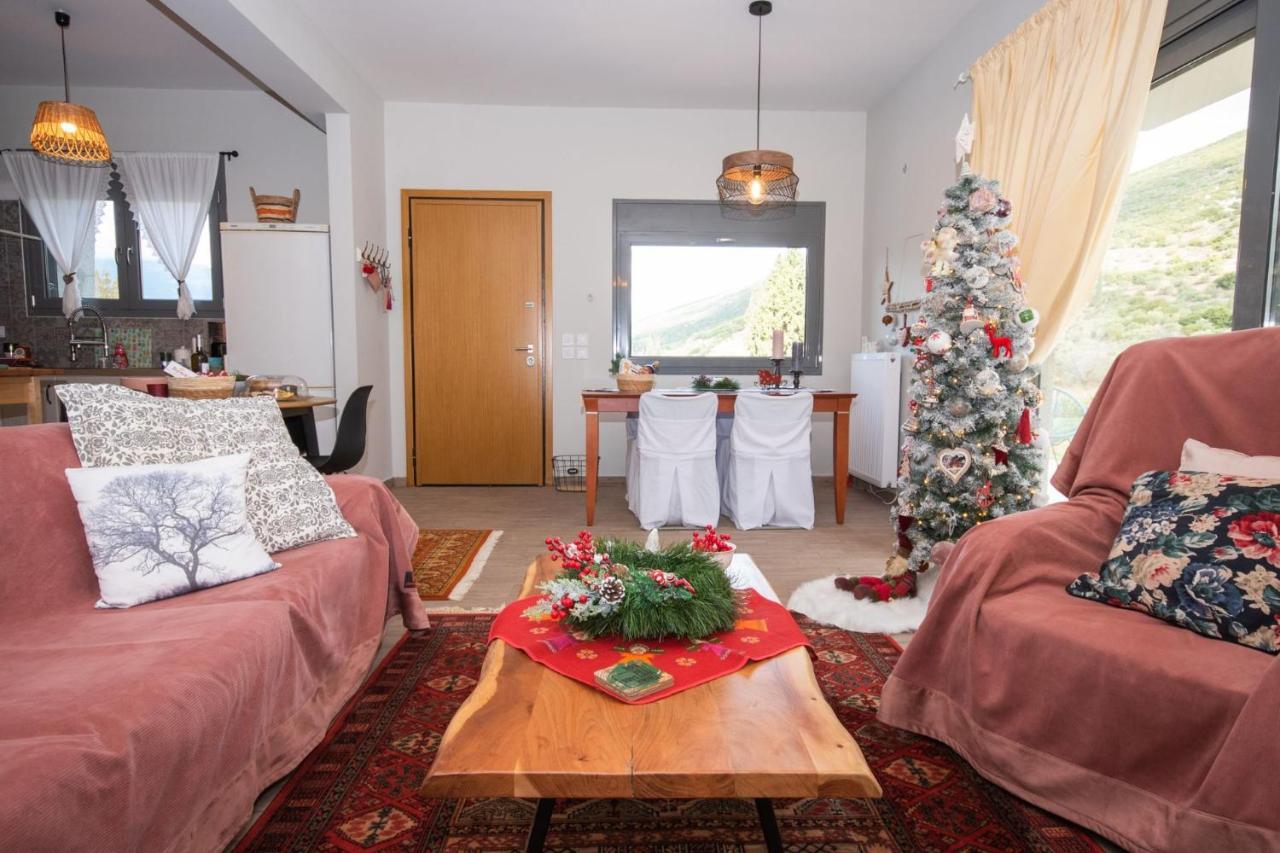 Stellas Guesthouse Near Arachova Stirion Exterior foto